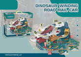 Wholesale Dinosaur Winding Mountain Highway Track Car Dinosaur Climbing Hills Rail Parking Lot Toy